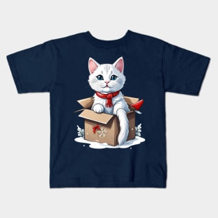 Cat christmas Kids T-Shirt